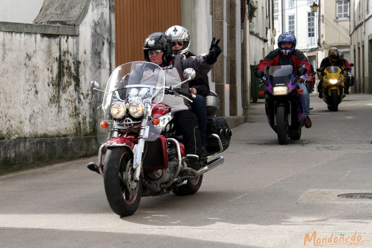 Concentración de motos
Inicio de la ruta turística
